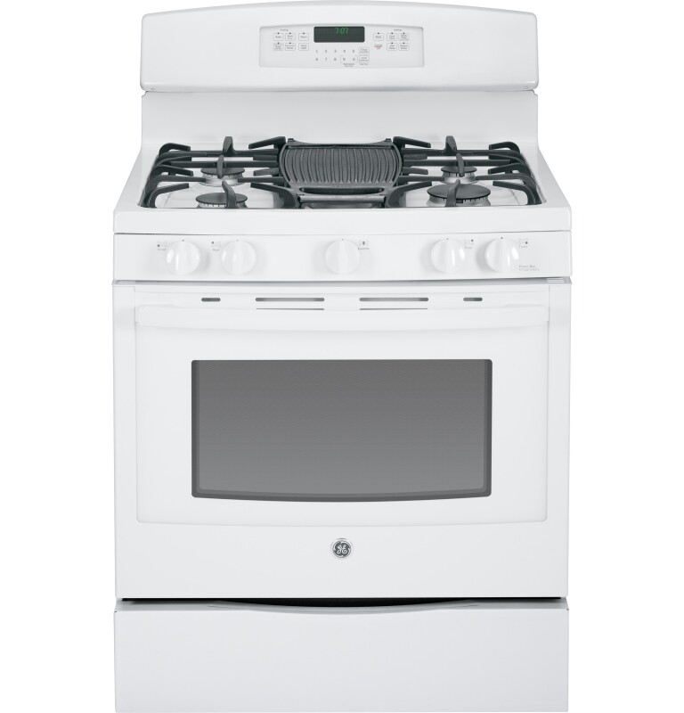 30" Free-Standing Gas Convection Range JGB770DEFWW, product image 2 of 11