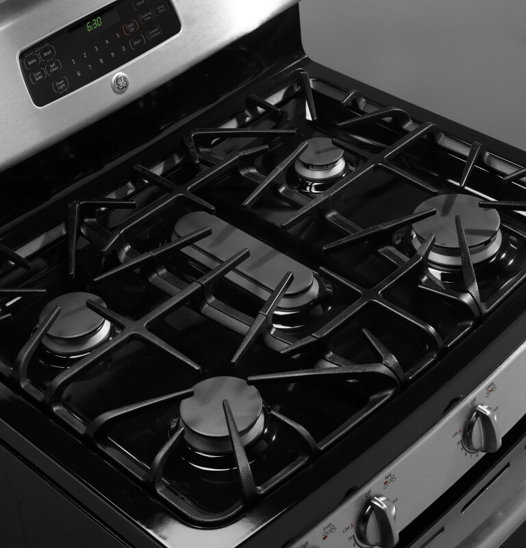 30" Free-Standing Gas Range with Warming Drawer JGB800SEPSS, product image 3 of 7