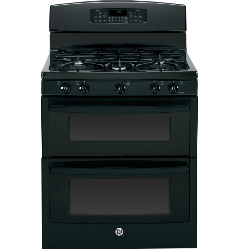 30" Free-Standing Gas Double Oven Range JGB850DEFBB