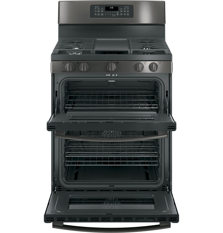 30" Free-Standing Gas Double Oven Convection Range JGB860BEJTS, product image 5 of 16