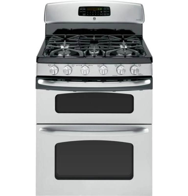30" Free-Standing Gas Double Oven Range with Convection JGB870SETSS