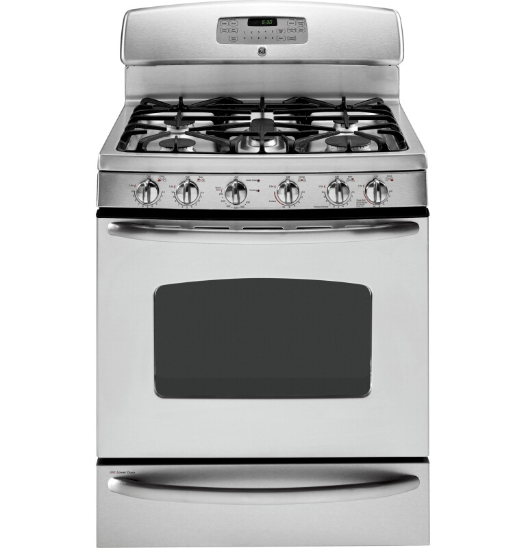30" Free-Standing Gas Range with Baking Drawer JGB900SEPSS, product image 2 of 7