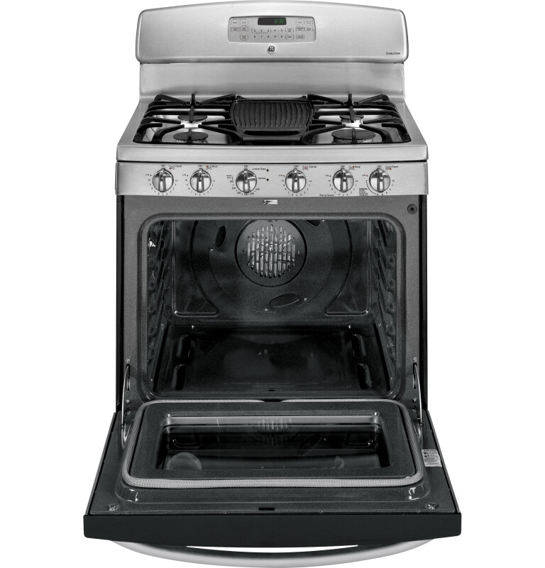30" Free-Standing Gas Range with Baking Drawer JGB900SEPSS, product image 5 of 7
