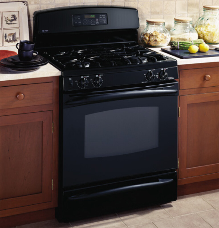 Free-Standing Self-Clean Gas Range with Warming Drawer JGB905BEFBB, product image 2 of 2