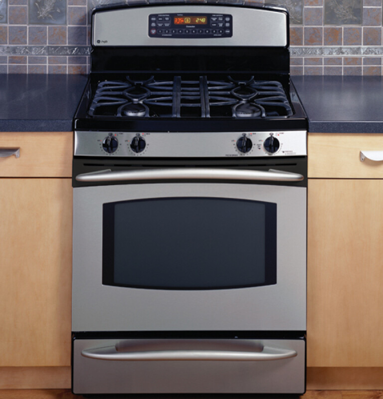 Free-Standing Self-Clean Convection Gas Range with Warming Drawer JGB915SEFSS, product image 4 of 4