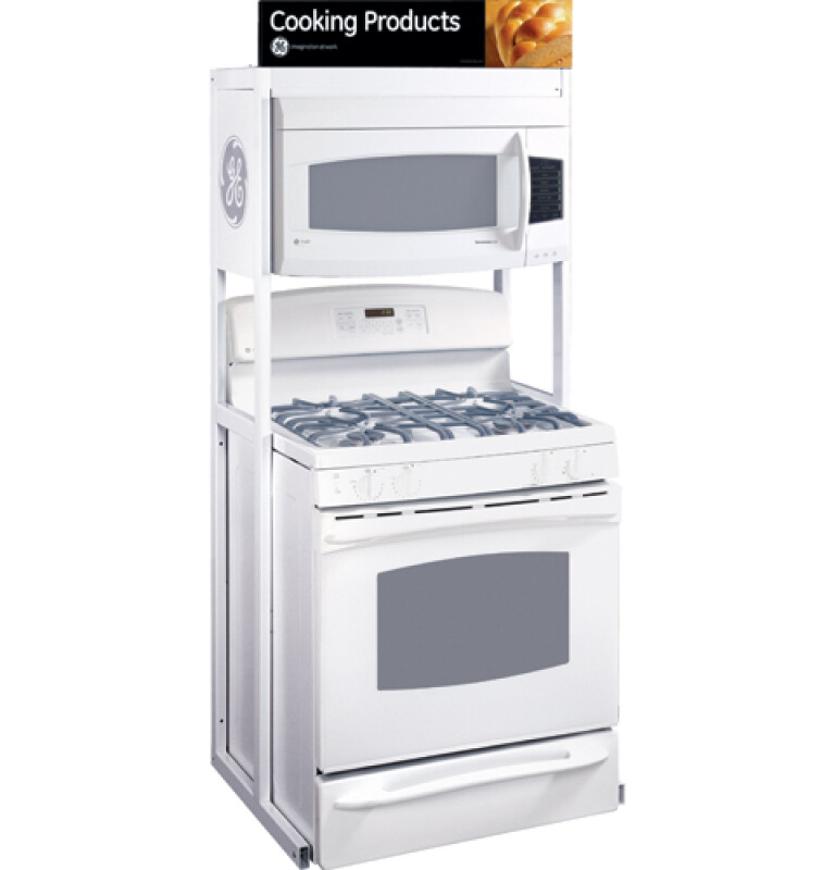 Free-Standing Self-Clean Convection Gas Range with Warming Drawer JGB915WEFWW, product image 3 of 3