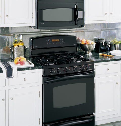 30" Free-Standing Double Oven Range JGB918BEKBB