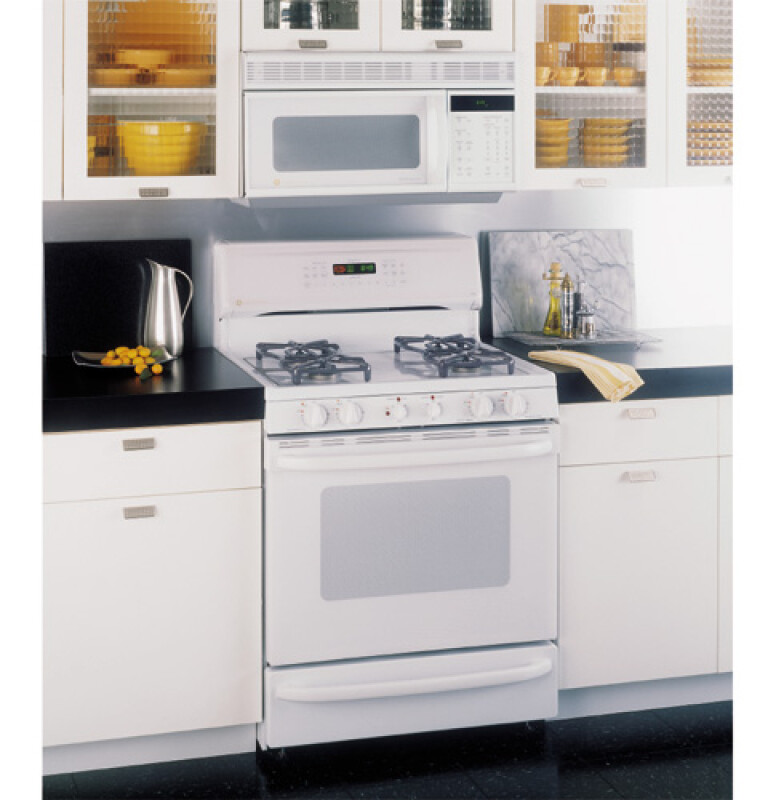 Performance Spectra 30" Free-Standing Smooth-Top Convection Gas Range JGB920WECWW, product image 2 of 2