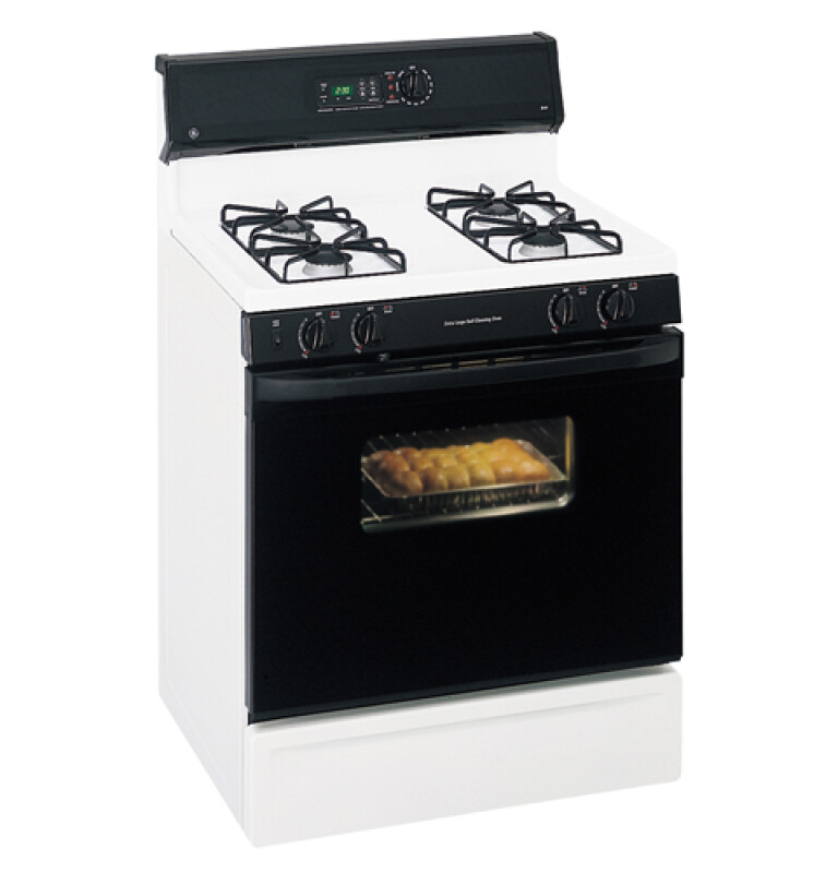 GE Spectra 30" Free-Standing Gas Range White JGBP28BEAWH Picture 1