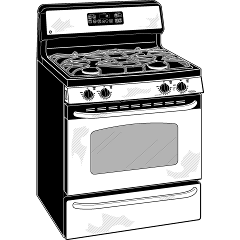 30" Free-Standing Gas Range JGBP36SELSS, product image 2 of 3