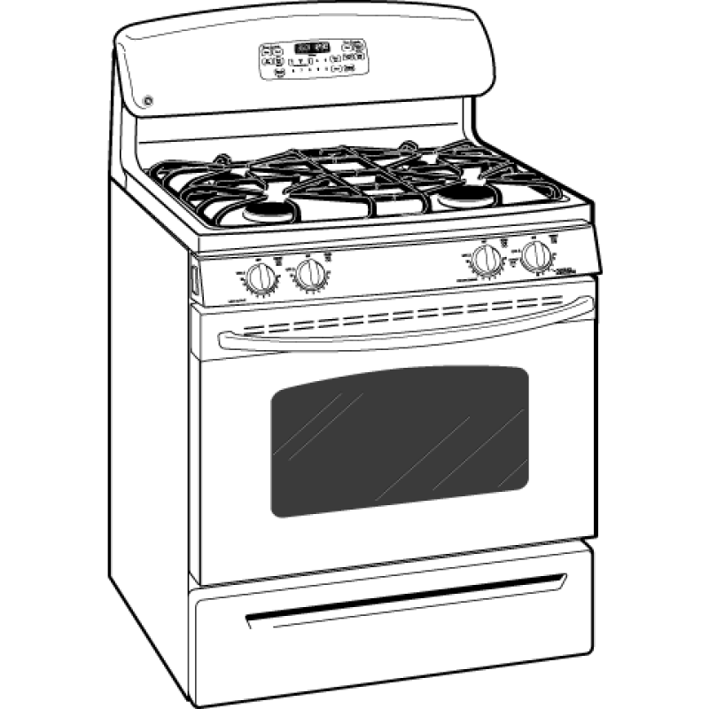 30" Free-Standing Gas Range with Warming Drawer JGBP85DEMCC, product image 2 of 3