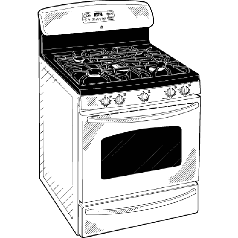 30" Free-Standing Gas Range JGBP86SEMSS, product image 2 of 4