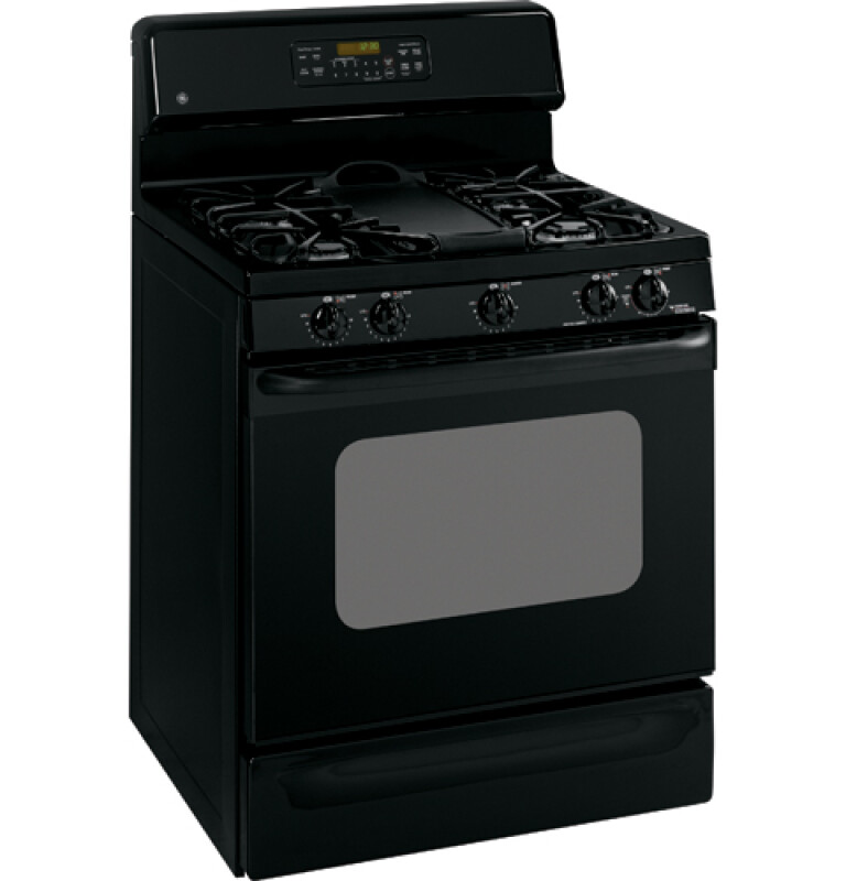 30" Free-Standing Gas Range with Warming Drawer JGBP88BEKBB