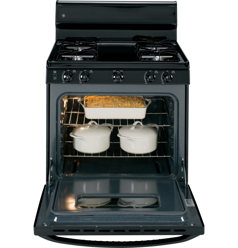 30" Free-Standing Gas Range JGBS07DETBB, product image 4 of 8