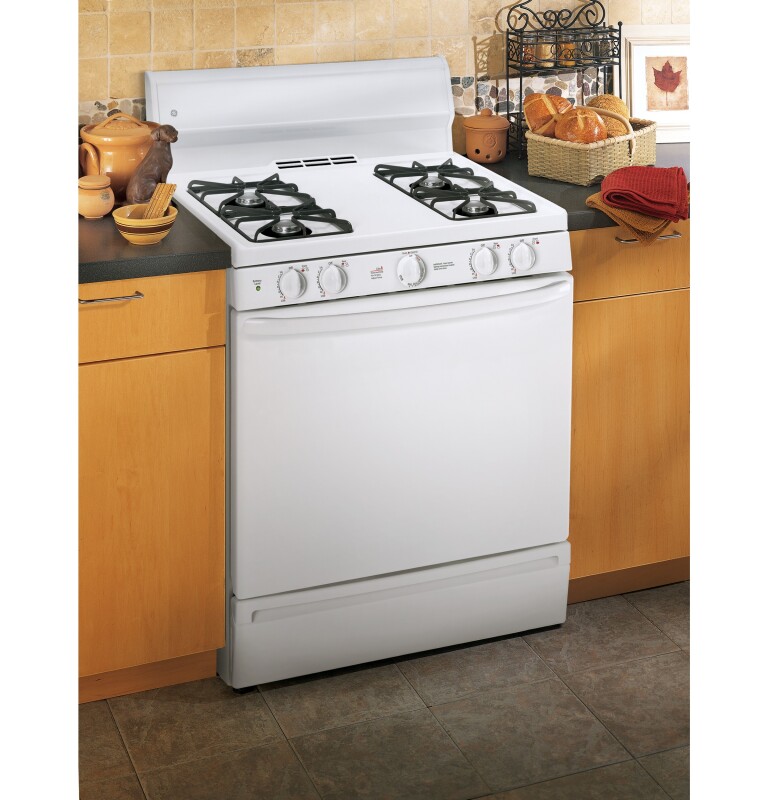 30" Free-Standing Gas Range JGBS14PCDWW, product image 3 of 11