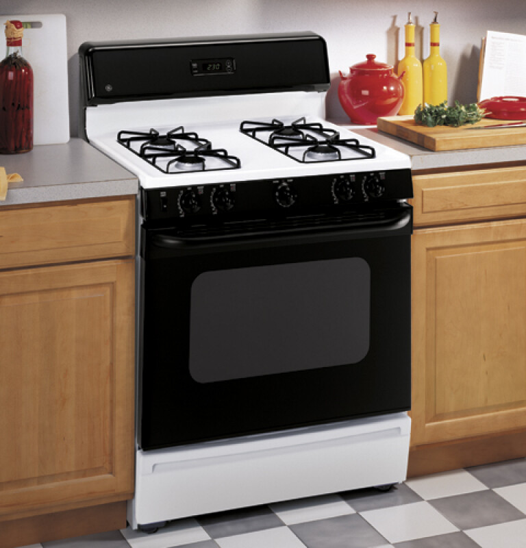30" Free-Standing Gas Range JGBS22BEHWH, product image 2 of 2