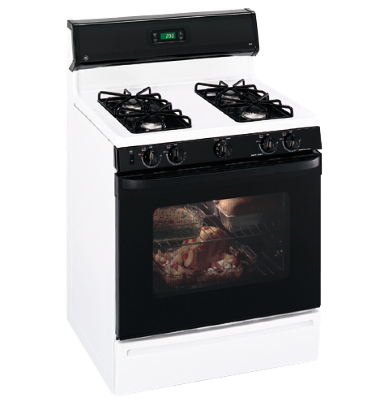 30" Free-Standing Standard Clean Gas Range JGBS23BEAWH
