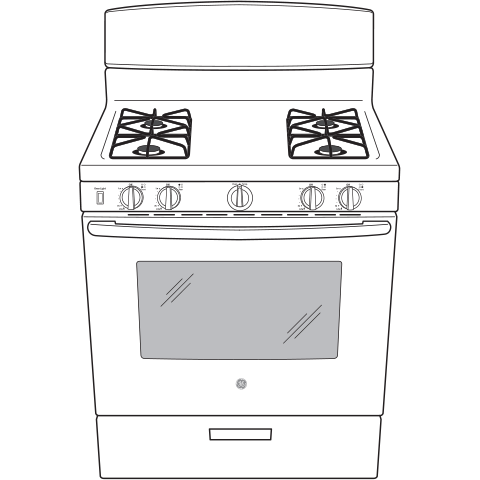 30" Free-Standing Gas Range view 7