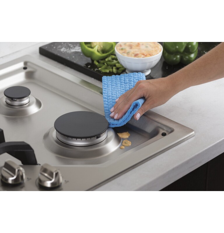 Sealed cooktop burners