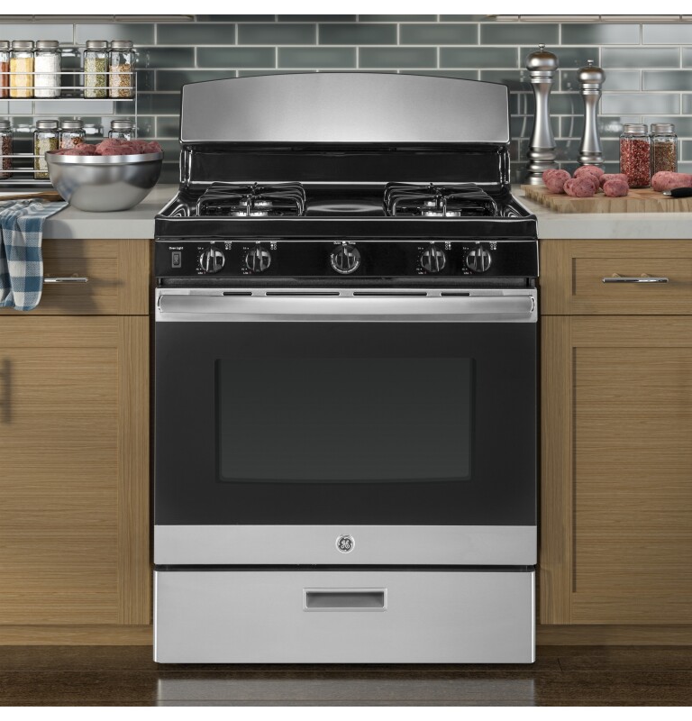 30" Free-Standing Gas Range JGBS30REKSS, product image 6 of 8