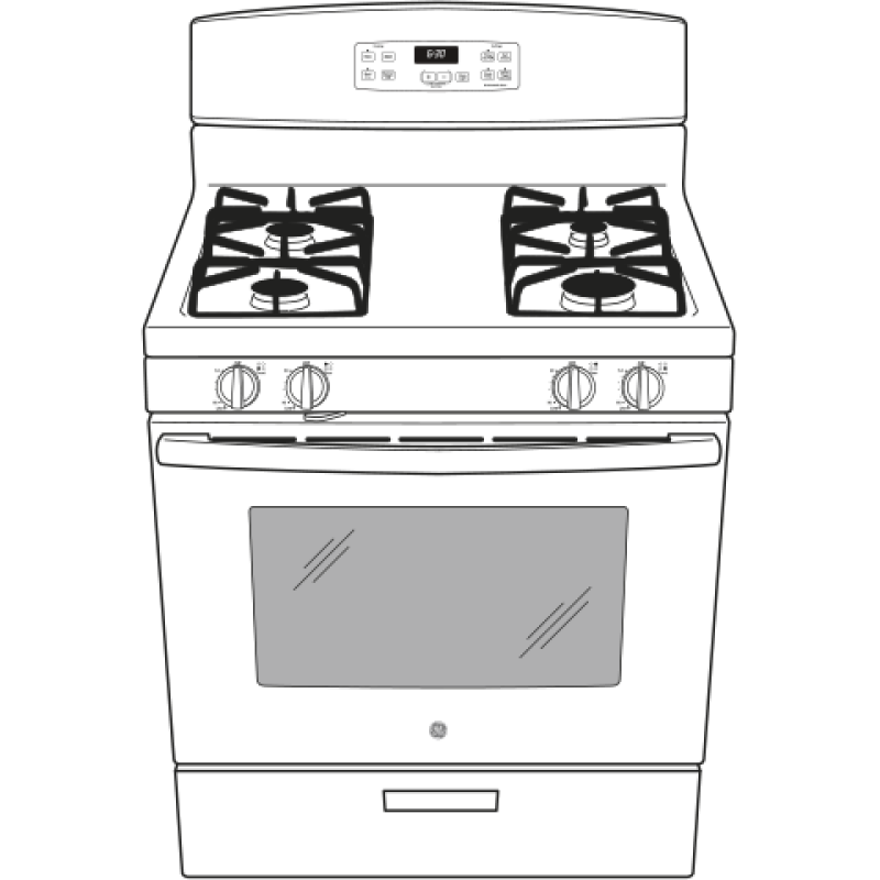30" Free-Standing Gas Range view 12