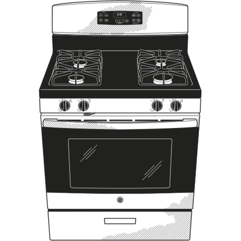 30" Free-Standing Gas Range view 9