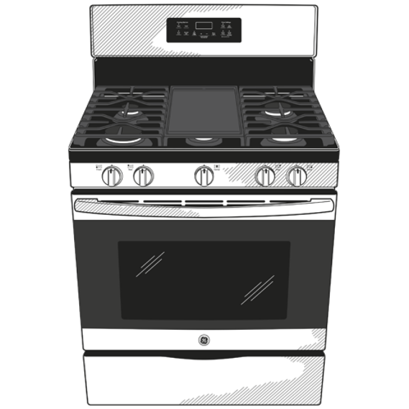 30" Free-Standing Gas Range view 3