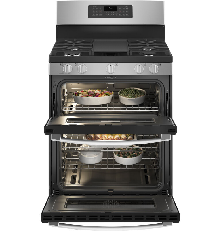 30" Free-Standing Gas Double Oven Convection Range view 17