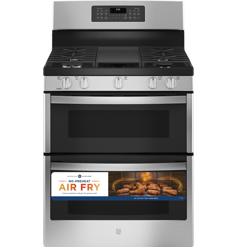 30" Free-Standing Gas Double Oven Convection Range view 3