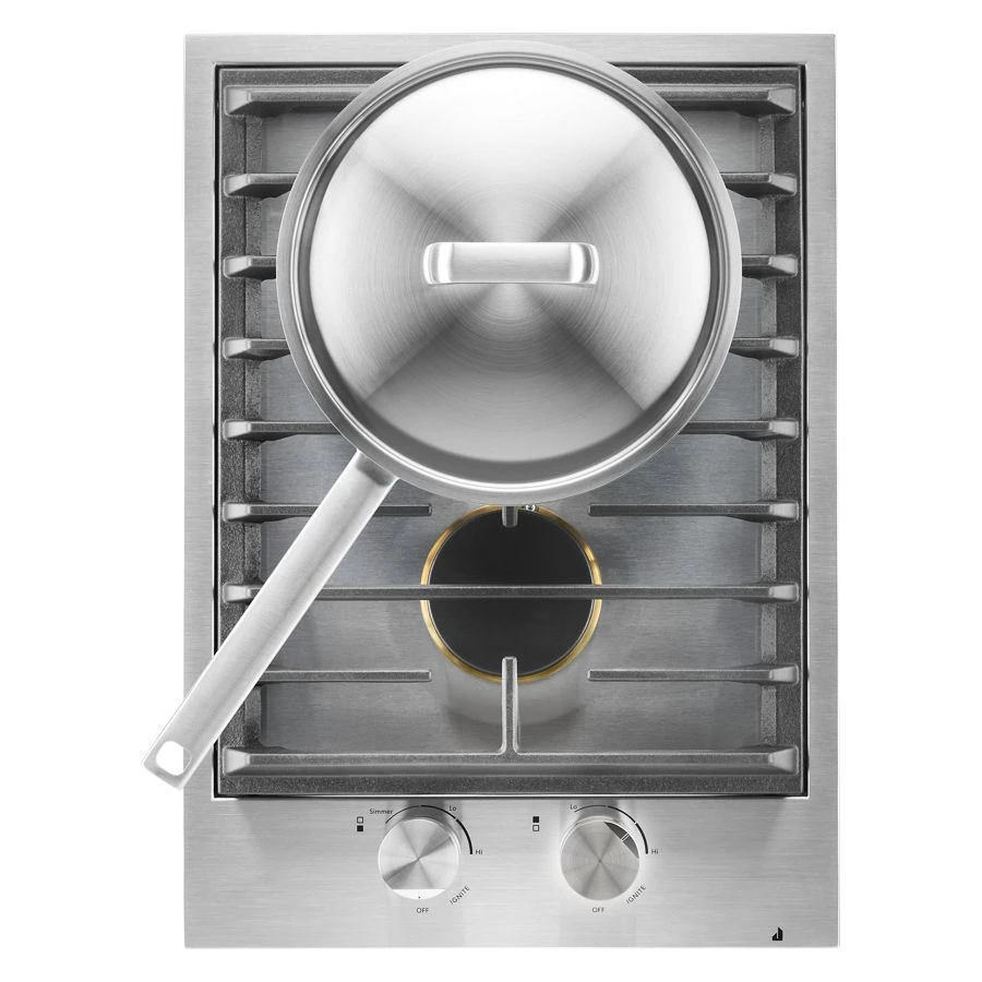 Custom 15” 2-burner Gas Cooktop JGC3215GS, product image 2 of 7