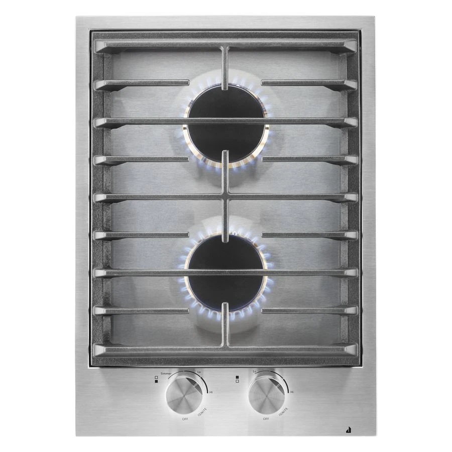 Custom 15” 2-burner Gas Cooktop JGC3215GS, product image 5 of 7