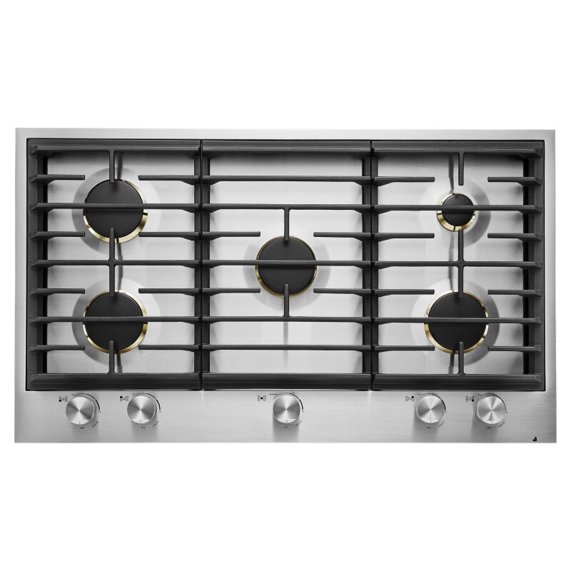 JennAir Euro-Style 36" 5-Burner Gas Cooktop Stainless Steel JGC3536GS Picture 1
