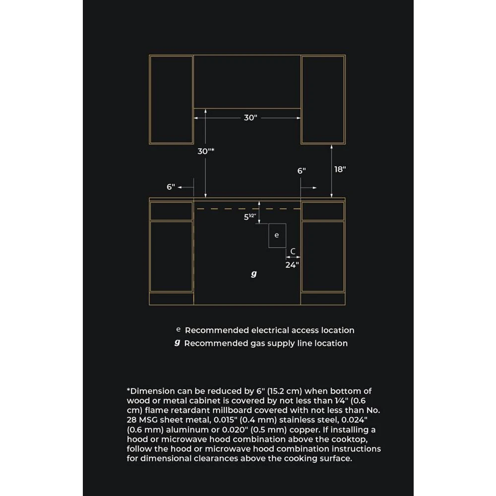Euro-Style 30" 5-Burner Gas Cooktop JGC7530BS