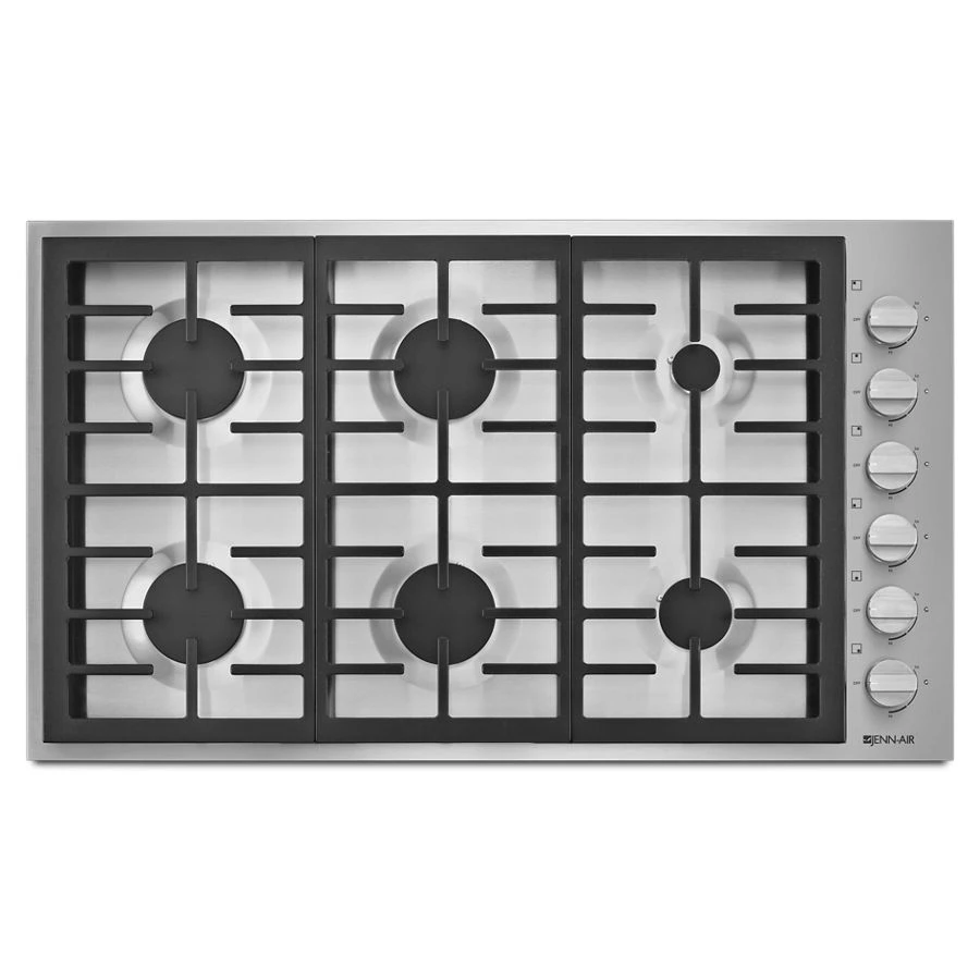 Pro-Style 36" 6-Burner Gas Cooktop JGC7636BP