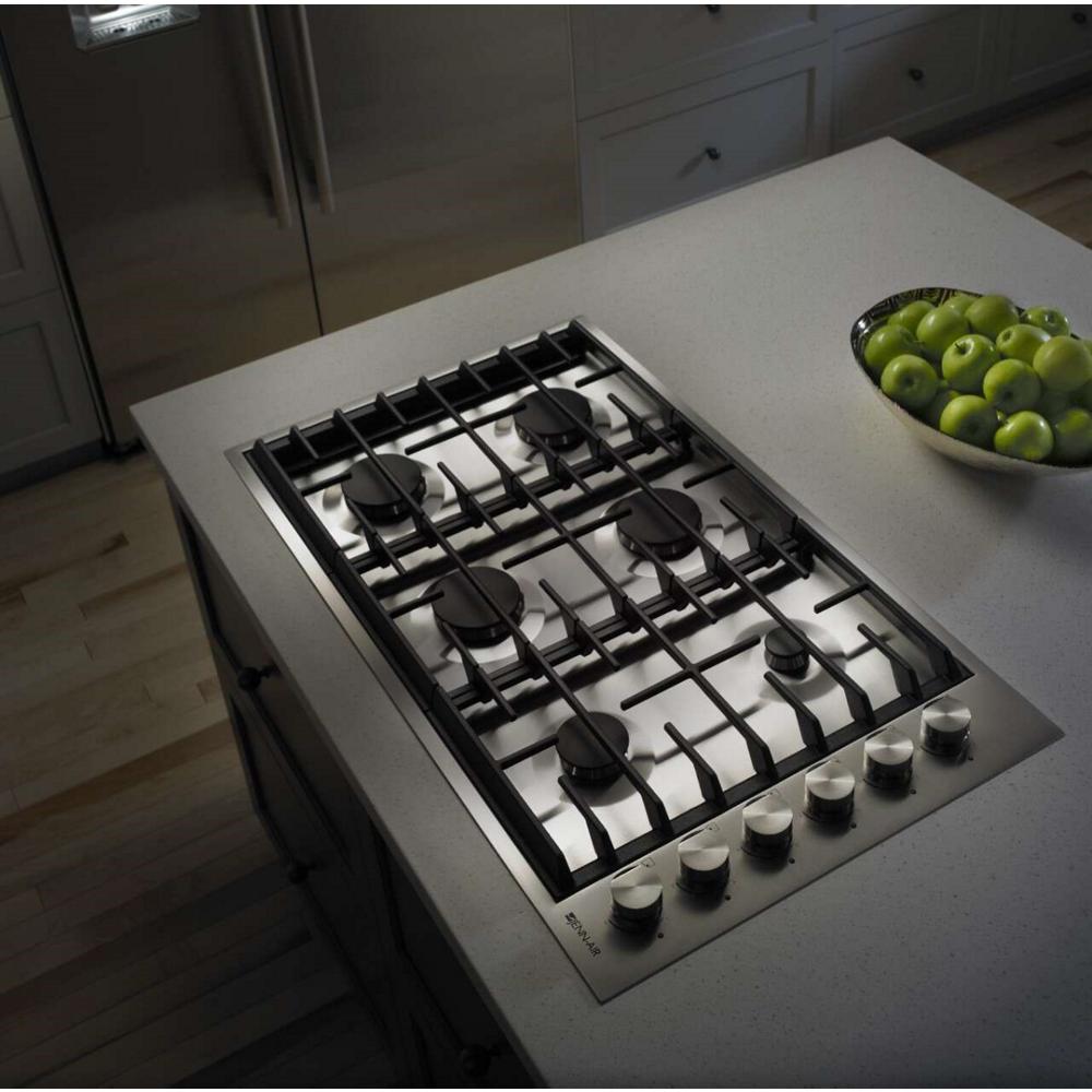 Euro-Style 36" 6-Burner Gas Cooktop JGC7636BS