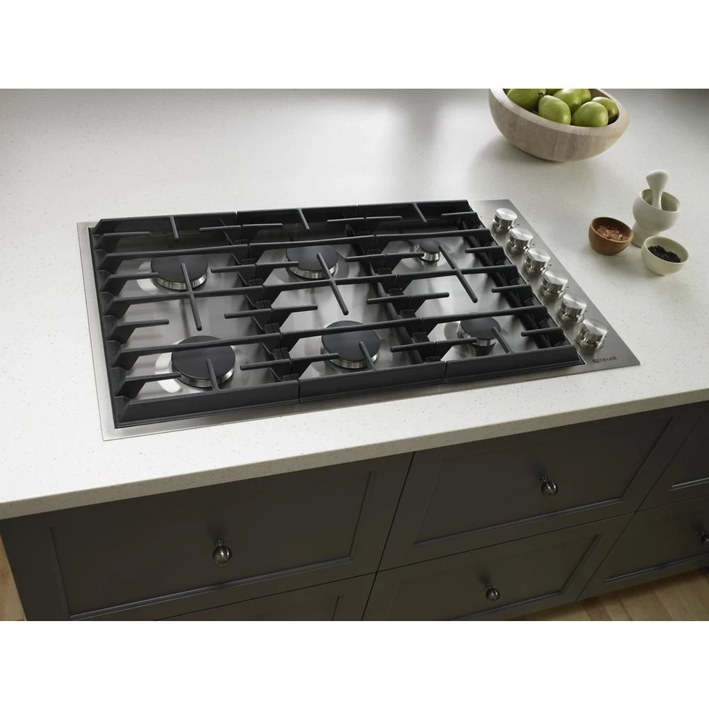 Euro-Style 36" 6-Burner Gas Cooktop JGC7636BS