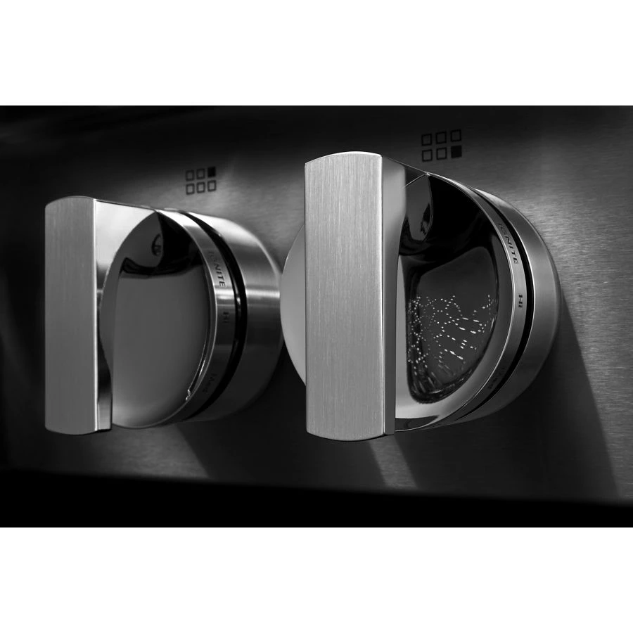NOIR 48" Gas Professional-Style Rangetop with Chrome-Infused Griddle and Grill JGCP748HM
