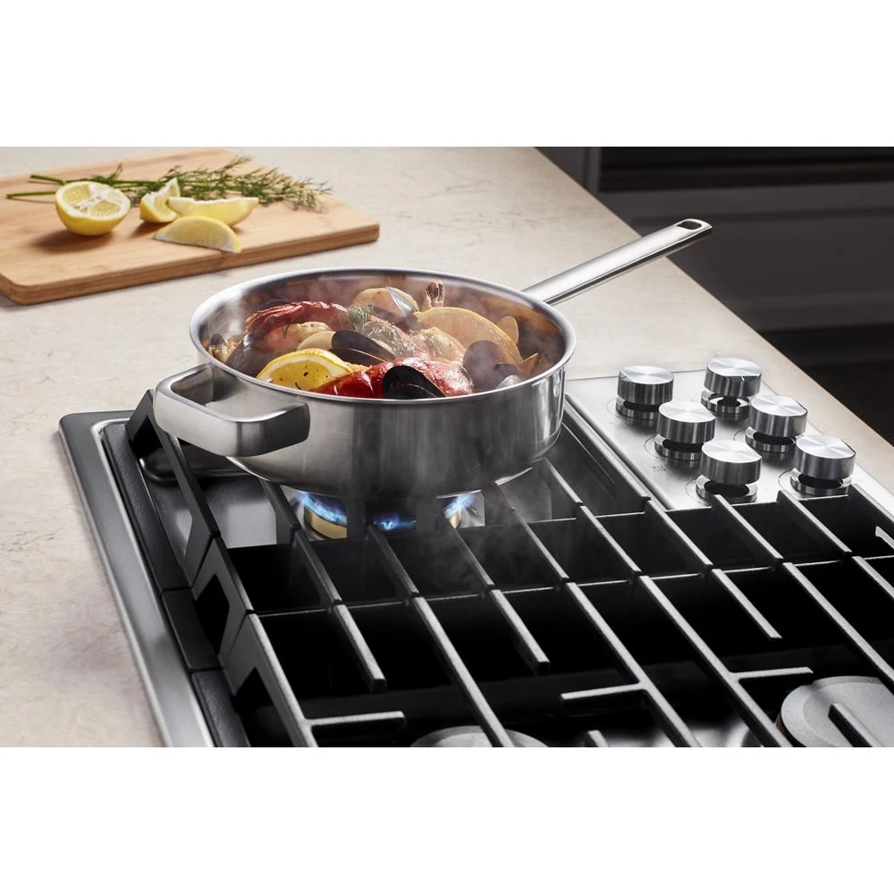 Euro-Style 36" JX3™ Gas Downdraft Cooktop JGD3536GS