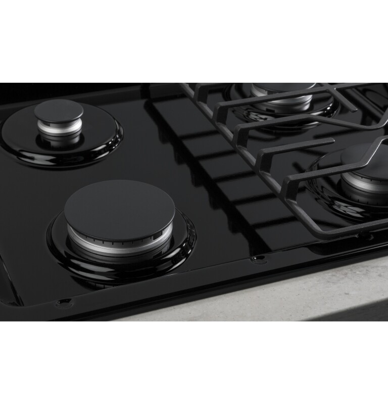 30" Built-In Gas Cooktop with Dishwasher-Safe Grates view 5