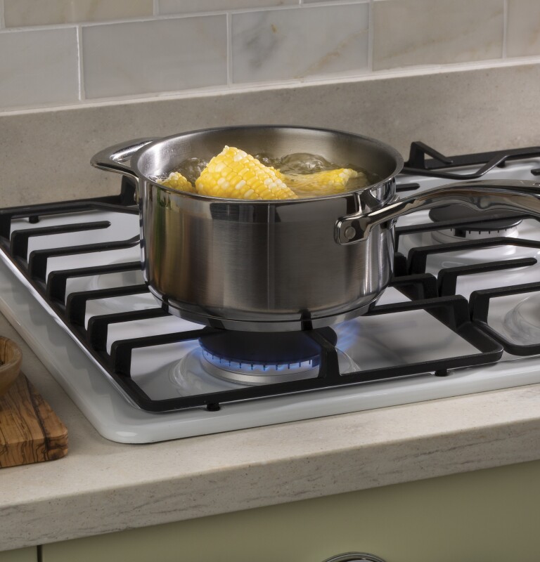 30" Built-In Gas Cooktop with Dishwasher-Safe Grates view 7