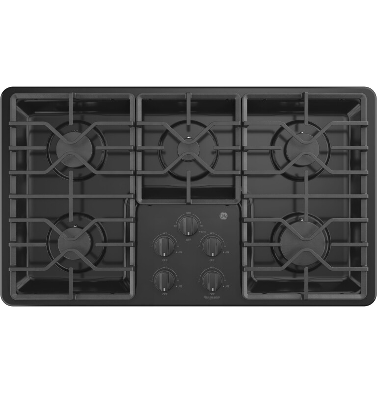 Ge® 36" Built-in Gas Cooktop With Dishwasher-safe Grates JGP3036DLBB