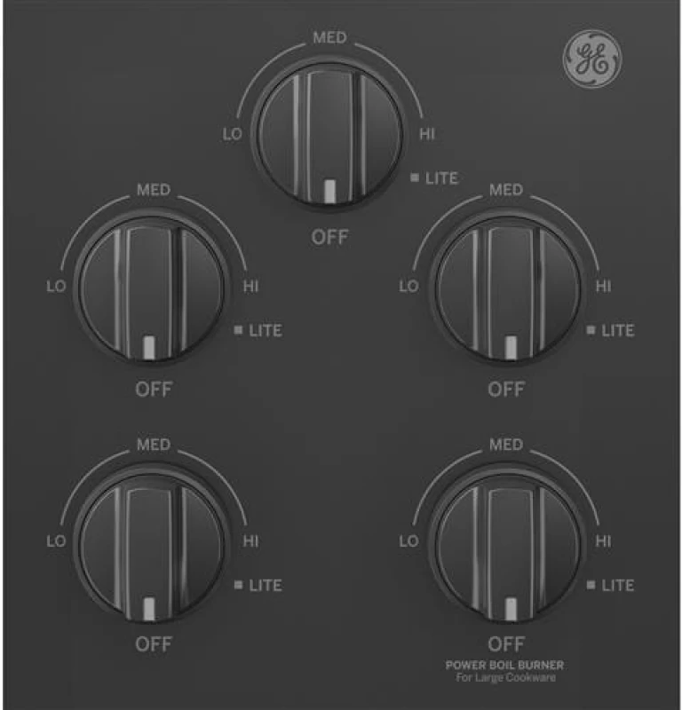 36" Built-In Gas Cooktop with Dishwasher-Safe Grates JGP3036DLBB