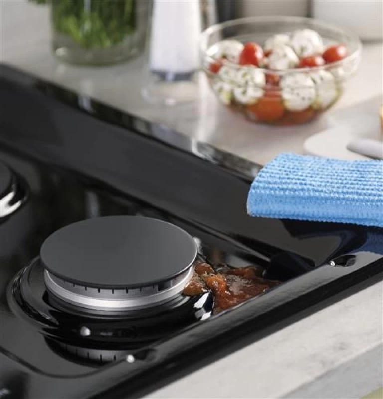 36" Built-In Gas Cooktop with Dishwasher-Safe Grates JGP3036DLBB