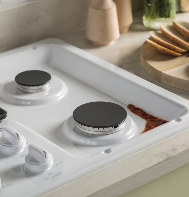 36" Built-In Gas Cooktop with Dishwasher-Safe Grates view 6