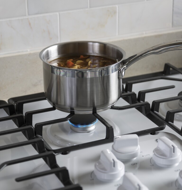 36" Built-In Gas Cooktop with Dishwasher-Safe Grates view 7