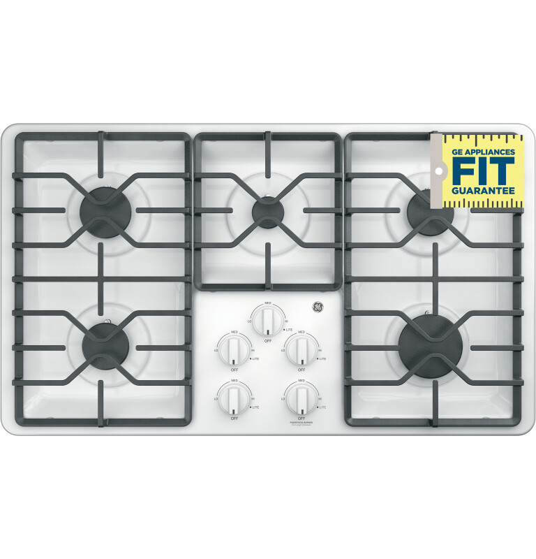 36" Built-In Gas Cooktop with Dishwasher-Safe Grates view 8