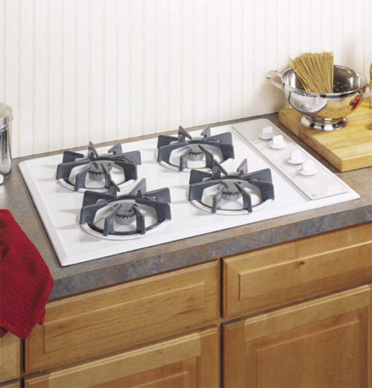 30" Built-In Gas Cooktop JGP326WEFWW