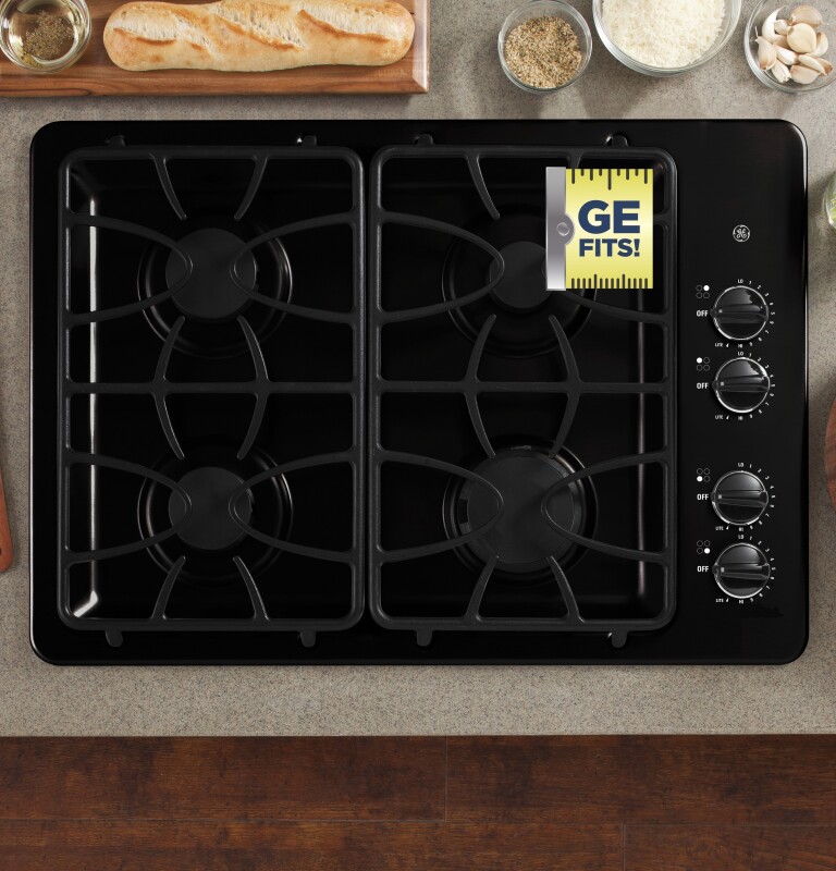 30" Built-In Gas Cooktop JGP329DETBB, product image 2 of 4