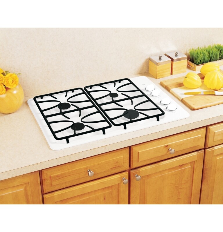 30" Built-In Gas Cooktop JGP329DETWW, product image 2 of 7