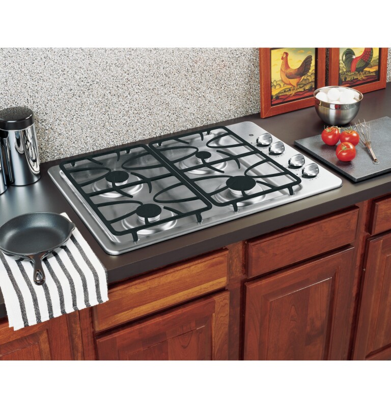 GE 30" Built-In Gas Cooktop Stainless Steel JGP329SETSS Picture 1